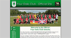 Desktop Screenshot of fouroaksboys.co.uk